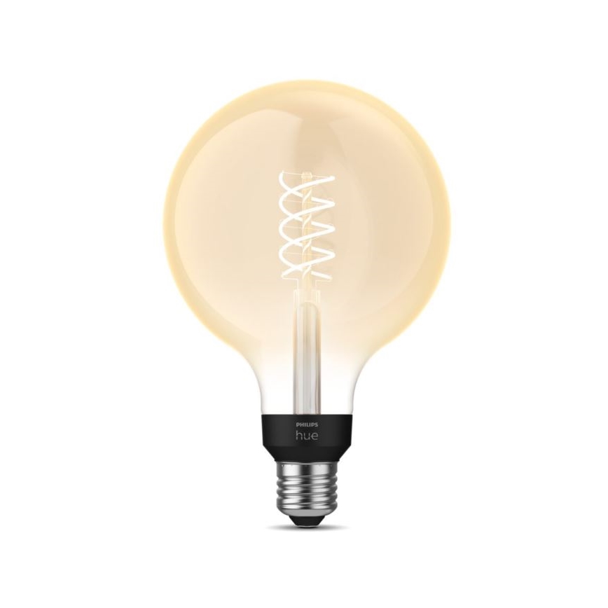 LED Stmívatelná žárovka Philips Hue WHITE FILAMENT G125 E27/7W/230V 2100K