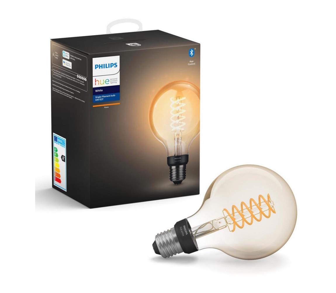 Philips LED Stmívatelná žárovka Philips Hue WHITE FILAMENT G93 E27/7W/230V 2100K P3087