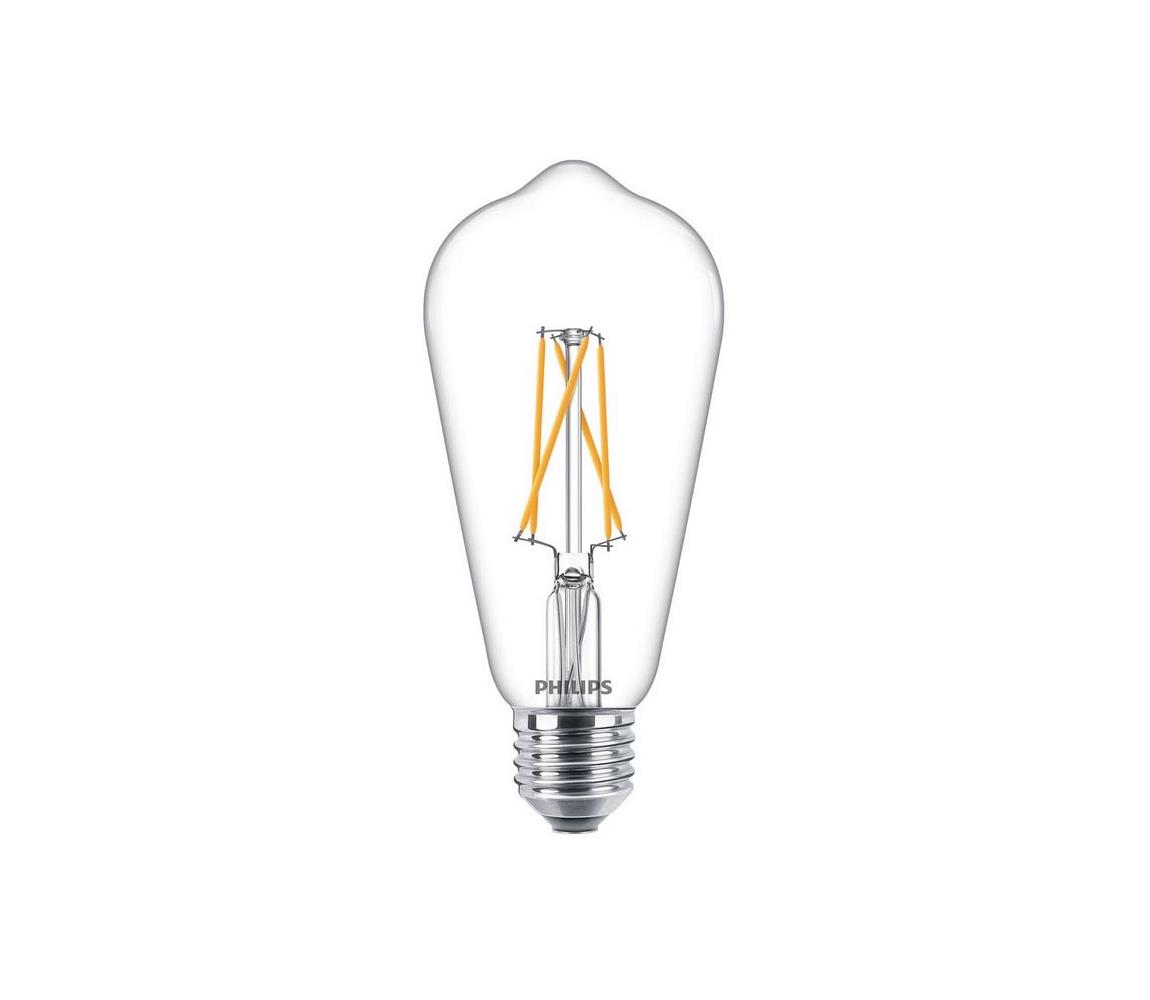 Philips LED Stmívatelná žárovka Philips ST64 E27/8,5W/230V 2200-2700K P4520