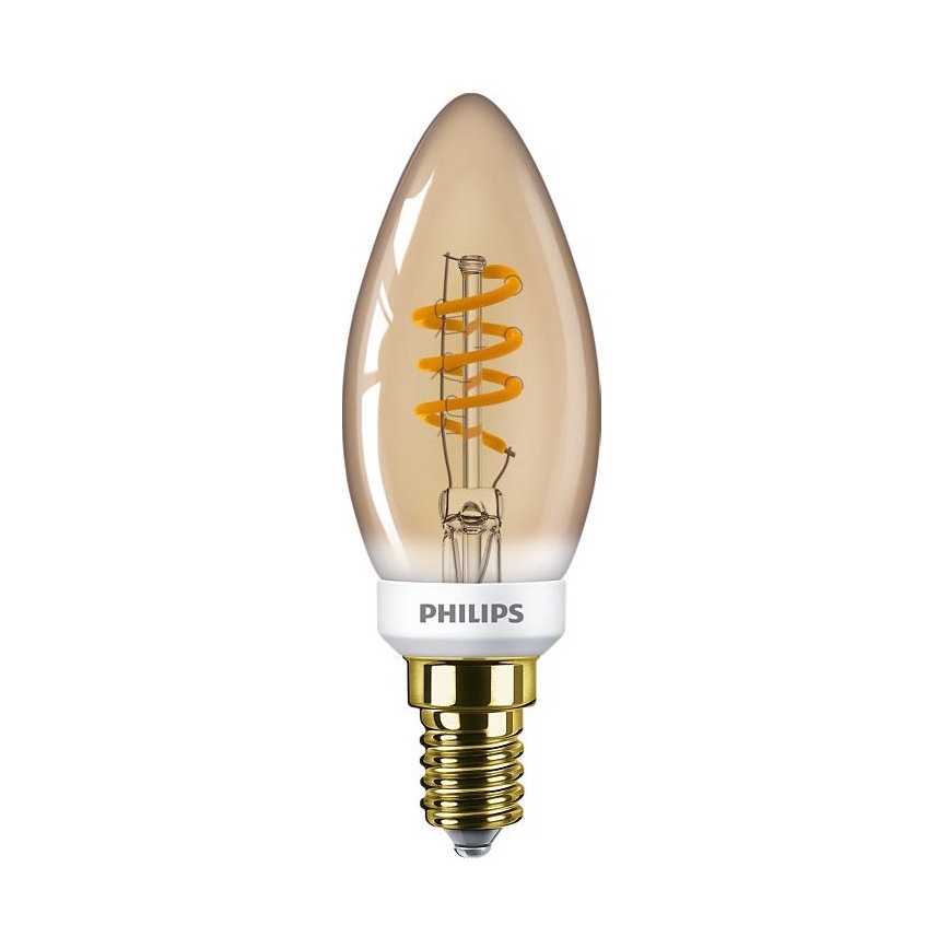 LED Stmívatelná žárovka Philips VINTAGE B35 E14/3,5W/230V 2000K