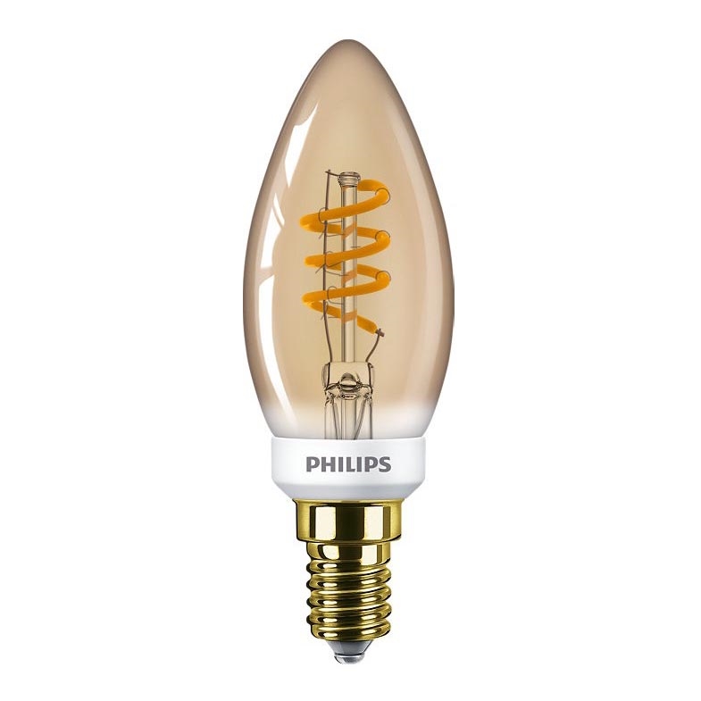 LED Stmívatelná žárovka Philips VINTAGE B35 E14/3,5W/230V 2000K