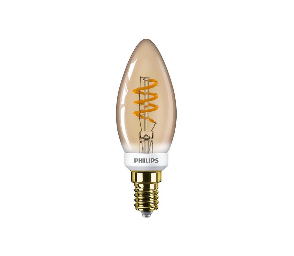 Philips LED Stmívatelná žárovka Philips VINTAGE B35 E14/3,5W/230V 2000K P5057