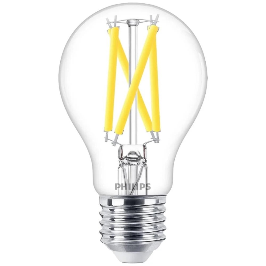 LED Stmívatelná žárovka Philips Warm Glow A60 E27/7,9W/230V 2200-2700K CRI 90