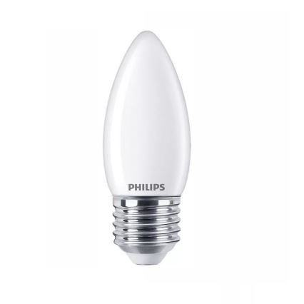LED Stmívatelná žárovka Philips Warm Glow B35 E27/3,4W/230V 2200-2700K CRI 90