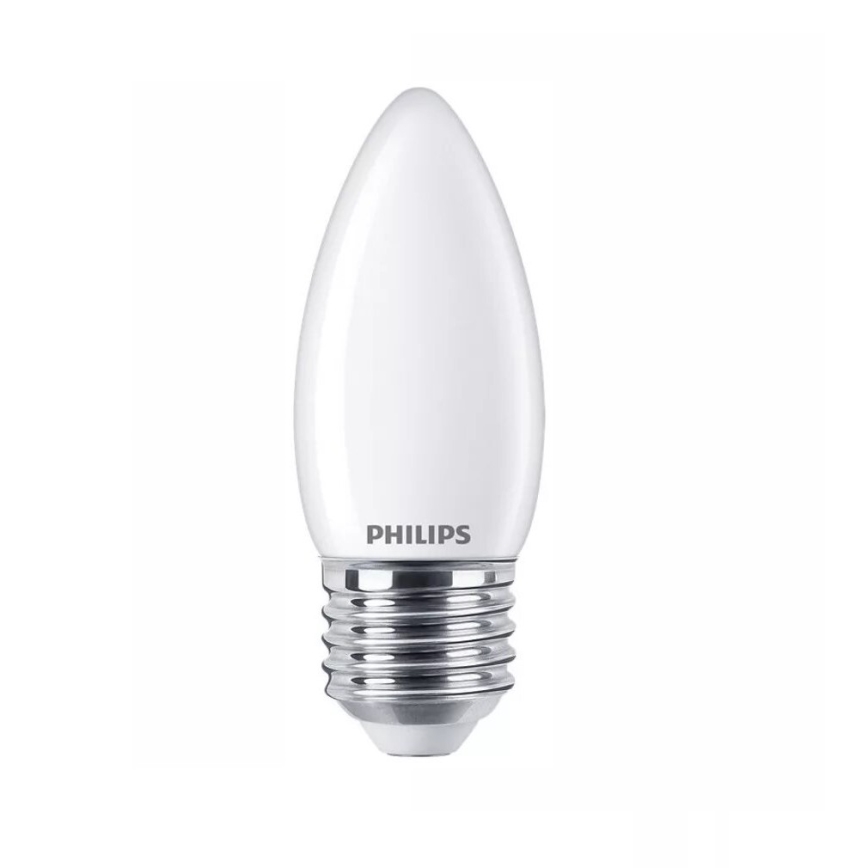 LED Stmívatelná žárovka Philips Warm Glow B35 E27/3,4W/230V 2200-2700K CRI 90