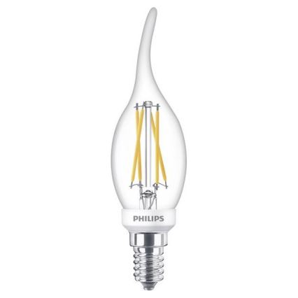 LED Stmívatelná žárovka Philips Warm Glow E14/6W/230V 2200-2700K CRI 90