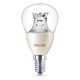 LED Stmívatelná žárovka Philips Warm Glow P48 E14/6W/230V 2200-2700K