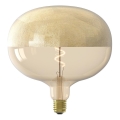 LED Stmívatelná žárovka s vrchlíkem FILAMENT E27/6W/230V 1800K zlatá CRI 90