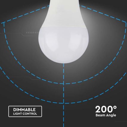 LED Stmívatelná žárovka SAMSUNG CHIP A60 E27/11W/230V 4000K