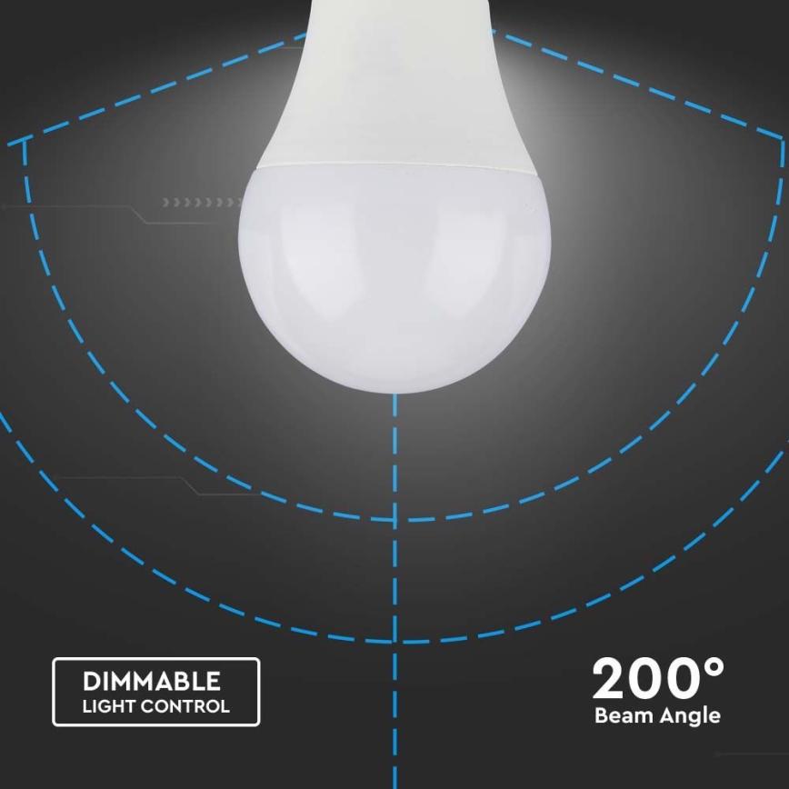 LED Stmívatelná žárovka SAMSUNG CHIP A60 E27/11W/230V 4000K
