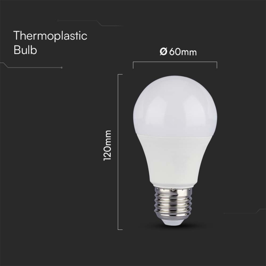 LED Stmívatelná žárovka SAMSUNG CHIP A60 E27/11W/230V 4000K