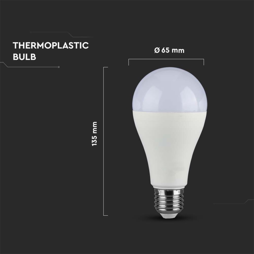 LED Stmívatelná žárovka SAMSUNG CHIP A65 E27/17W/230V 4000K