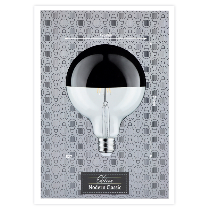 LED Stmívatelná žárovka se zrcadlovým vrchlíkem GLOBE E27/6,5W/230V 2700K - Paulmann 28680