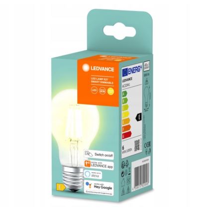 LED Stmívatelná žárovka SMART+ A60 E27/6W/230V 2700K - Ledvance