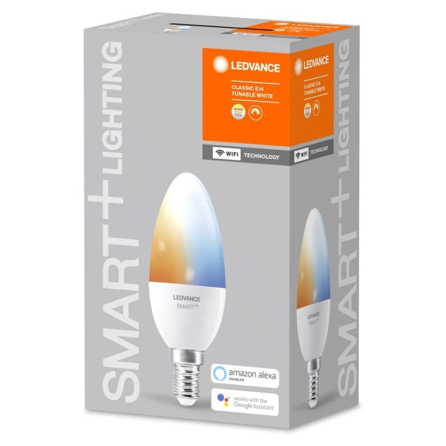 LED Stmívatelná žárovka SMART+ E14/5W/230V 2700K-6500K Wi-Fi - Ledvance