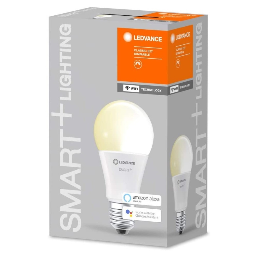 LED Stmívatelná žárovka SMART+ E27/9,5W/230V 2700K Wi-Fi - Ledvance