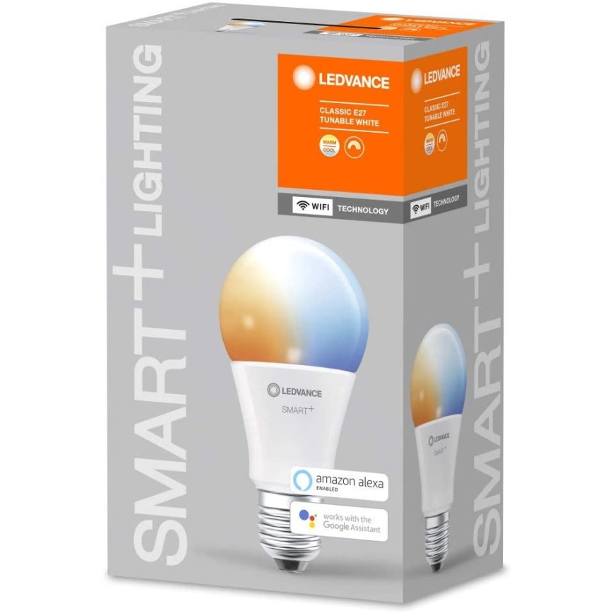 LED Stmívatelná žárovka SMART+ E27/9W/230V 2700K-6500K Wi-Fi - Ledvance