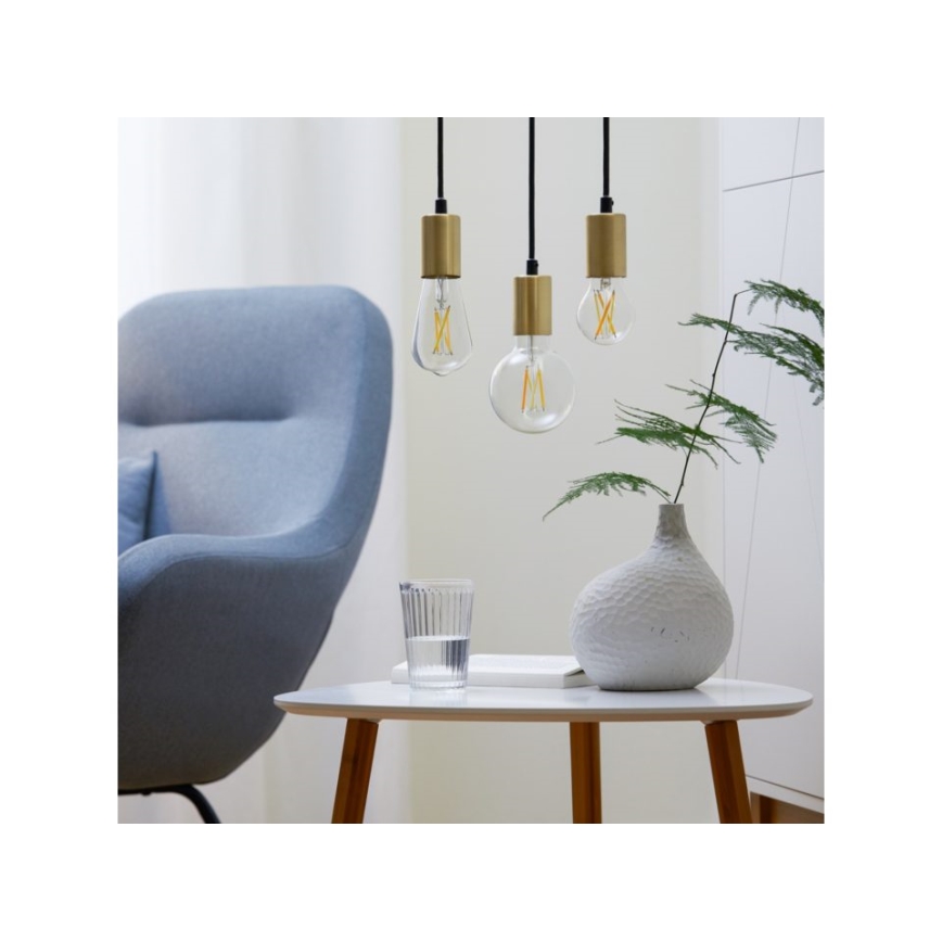 LED Stmívatelná žárovka FILAMENT ST64 E27/6,7W/230V 2700-6500K CRI 90 Wi-Fi - WiZ