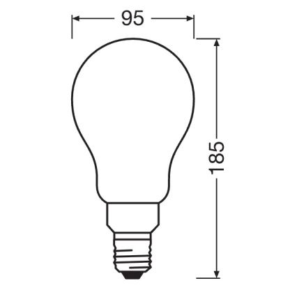 LED Stmívatelná žárovka STAR E27/24W/230V 4000K - Osram
