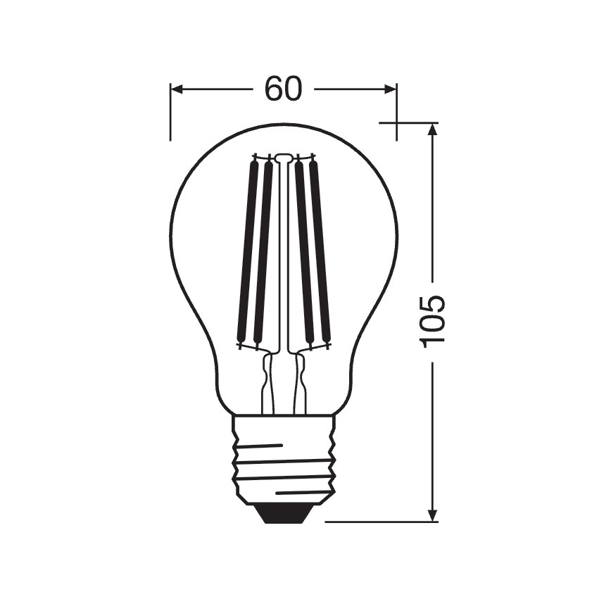 LED Stmívatelná žárovka SUPERSTAR VINTAGE E27/11W/230V 4000K - Osram