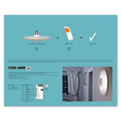 LED Stmívatelná žárovka/svítidlo SMART+ TIBEA E27/22W/230V 2700-6500K - Ledvance