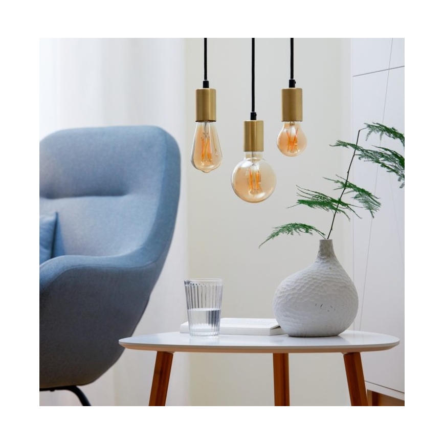 LED Stmívatelná žárovka VINTAGE FILAMENT A60 E27/6,7W/230V 2000-5000K CRI 90 Wi-Fi - WiZ