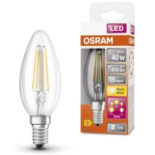 LED Stmívatelná žárovka VINTAGE B35 E14/4W/230V 2700K - Osram