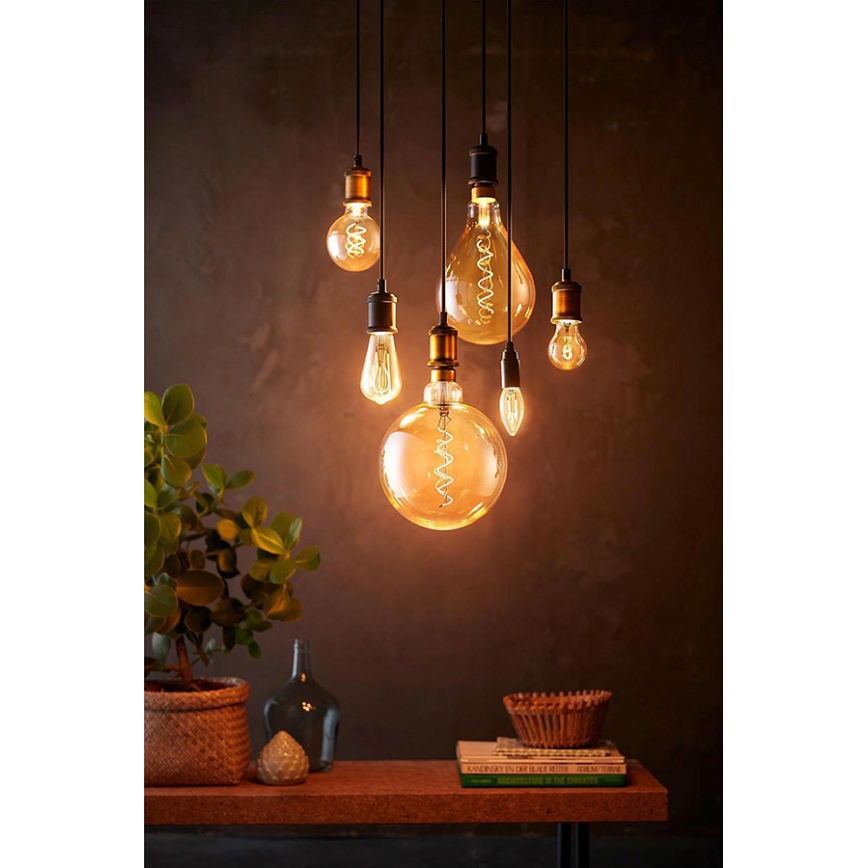 LED Stmívatelná dekorační žárovka VINTAGE DYI E27/4W/230V - Leuchten Direkt 0846