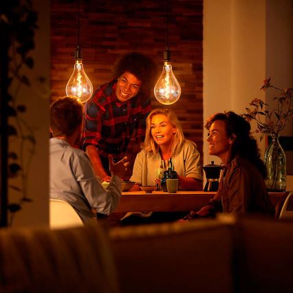 LED Stmívatelná dekorační žárovka VINTAGE DYI E27/4W/230V - Leuchten Direkt 0846