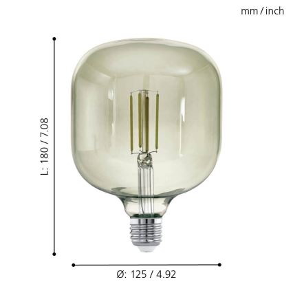 LED Stmívatelná žárovka VINTAGE E27/4W/230V 3000K  - Eglo 12597