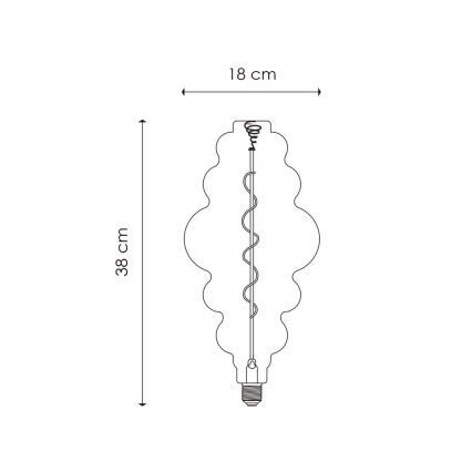 LED Stmívatelná žárovka VINTAGE EDISON E27/4W/230V 3000K CRI 90