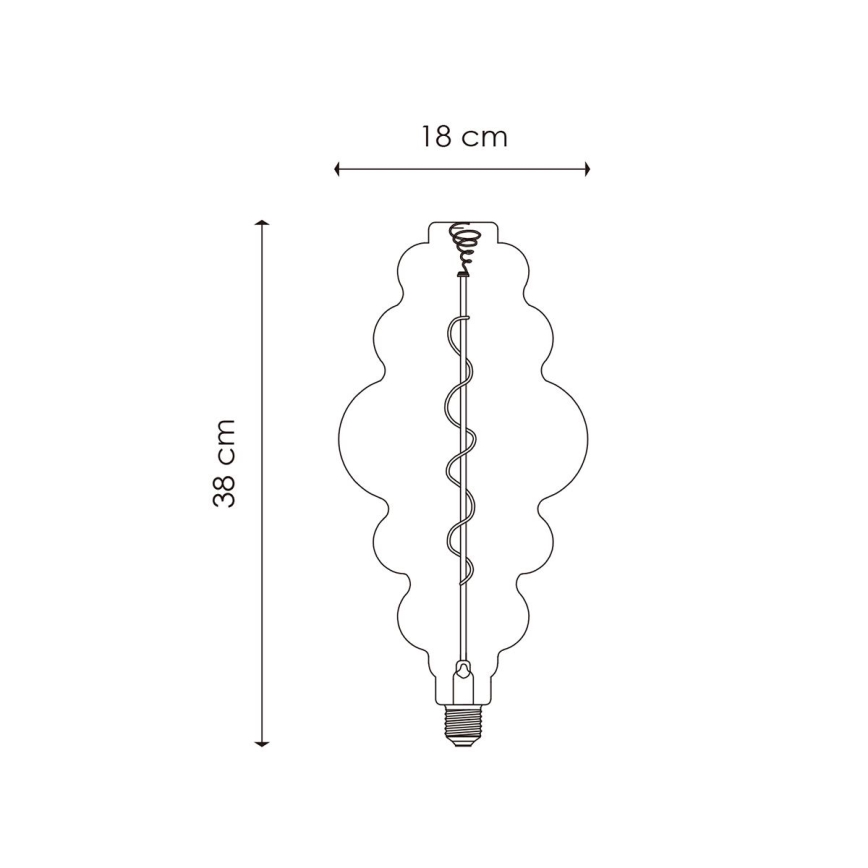 LED Stmívatelná žárovka VINTAGE EDISON E27/4W/230V 3000K CRI 90
