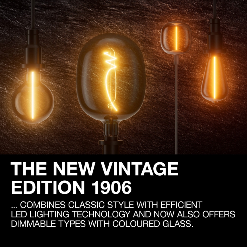 LED Stmívatelná žárovka VINTAGE FILAMENT E27/11W/230V 1800K - Osram