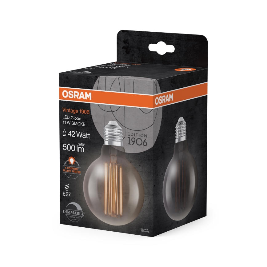 LED Stmívatelná žárovka VINTAGE FILAMENT E27/11W/230V 1800K - Osram