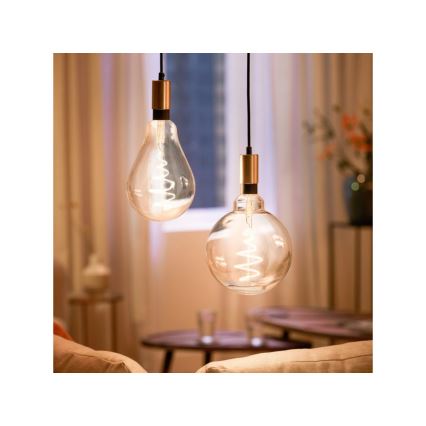 LED Stmívatelná žárovka VINTAGE FILAMENT G200 E27/6W/230V 2000-5000K CRI 90 Wi-Fi - WiZ