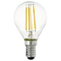 LED Stmívatelná žárovka VINTAGE P45 E14/4W/230V 2700K - Eglo 11754