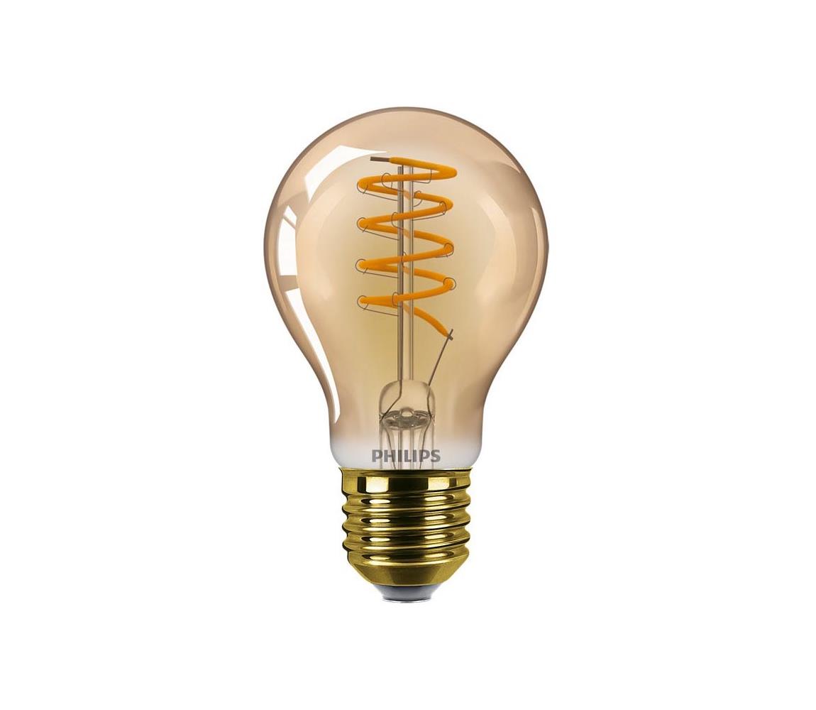 Philips LED Stmívatelná žárovka VINTAGE Philips A60 E27/4W/230V 1800K P5318