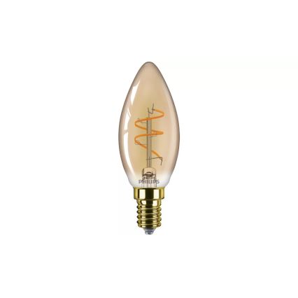 LED Stmívatelná žárovka VINTAGE Philips B35 E14/2,7W/230V 1800K CRI 90