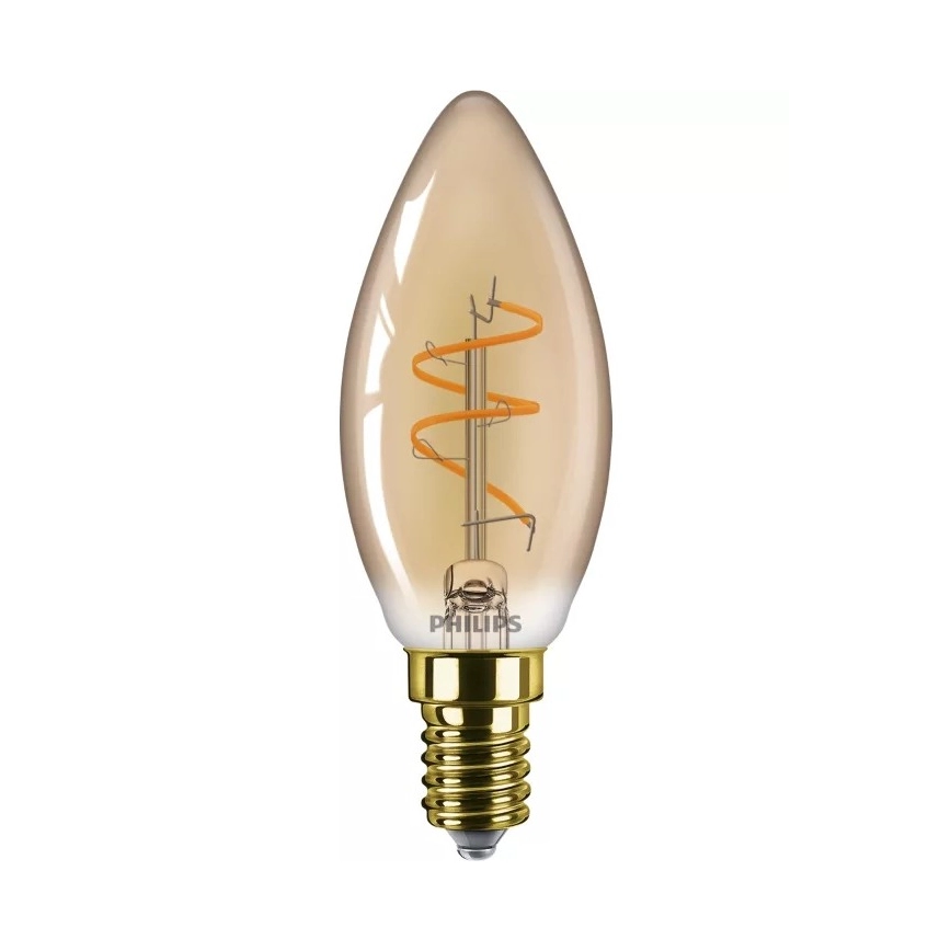 LED Stmívatelná žárovka VINTAGE Philips B35 E14/3,1W/230V 2200K CRI 90