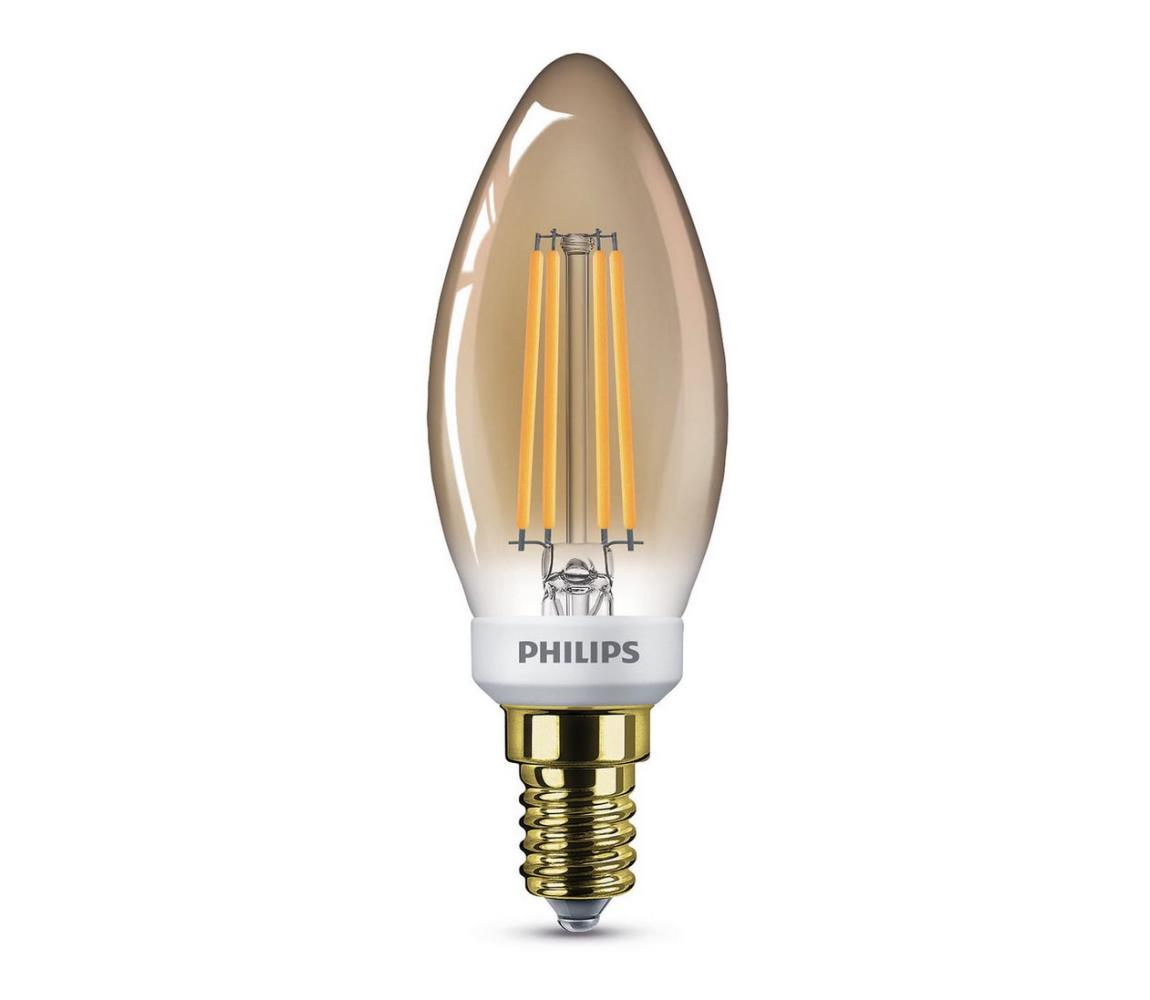 Philips LED Stmívatelná žárovka VINTAGE Philips B35 E14/5W/230V 2200K P3396