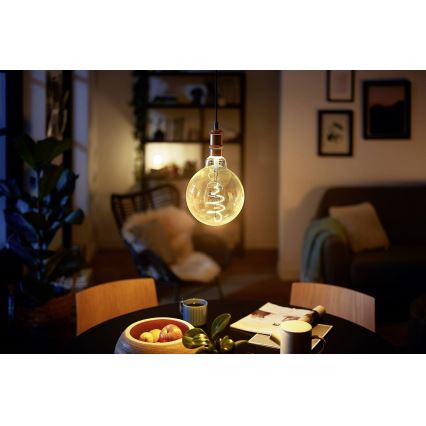 LED Stmívatelná žárovka VINTAGE Philips G200 E27/6,5W/230V 2000K