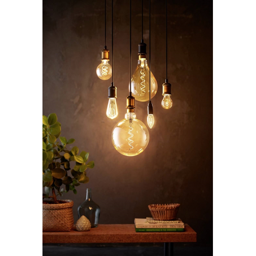 LED Stmívatelná žárovka VINTAGE Philips G200 E27/6,5W/230V 2000K