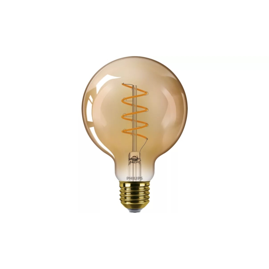 LED Stmívatelná žárovka VINTAGE Philips G95 E27/5,5W/230V 2200K