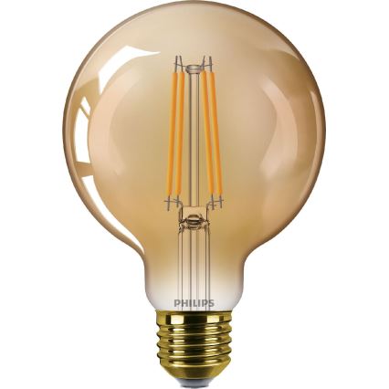 LED Stmívatelná žárovka VINTAGE Philips G95 E27/7W/230V 1800K