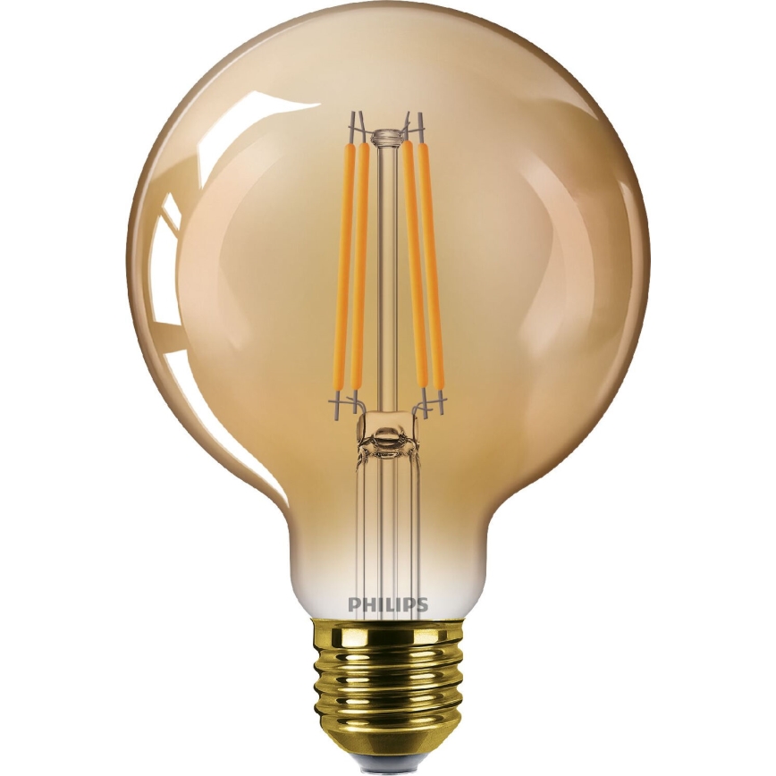 LED Stmívatelná žárovka VINTAGE Philips G95 E27/7W/230V 1800K