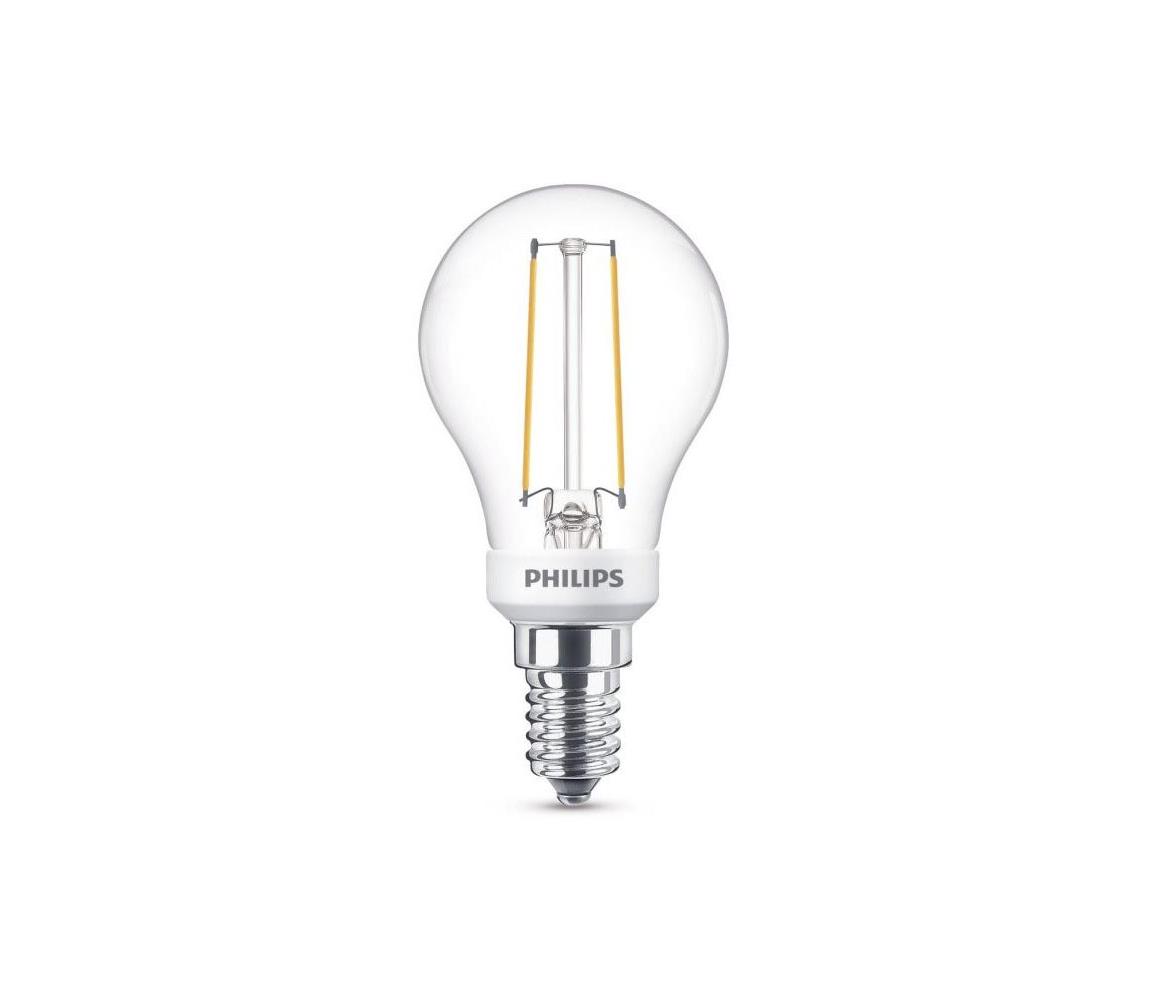 Philips LED Stmívatelná žárovka VINTAGE Philips P45 E14/2,7W/230V 2700K P5027
