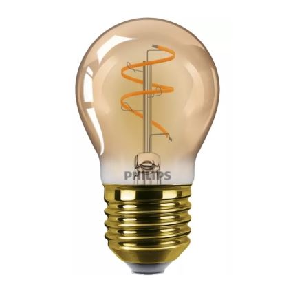 LED Stmívatelná žárovka VINTAGE Philips P45 E27/3,1W/230V 2200K CRI 90