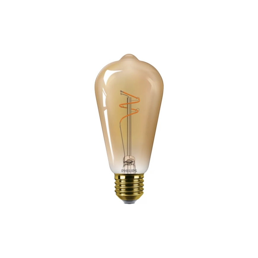 LED Stmívatelná žárovka VINTAGE Philips ST64 E27/3,1W/230V 1800K