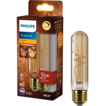 LED Stmívatelná žárovka VINTAGE Philips T30 E27/3,1W/230V 1800K