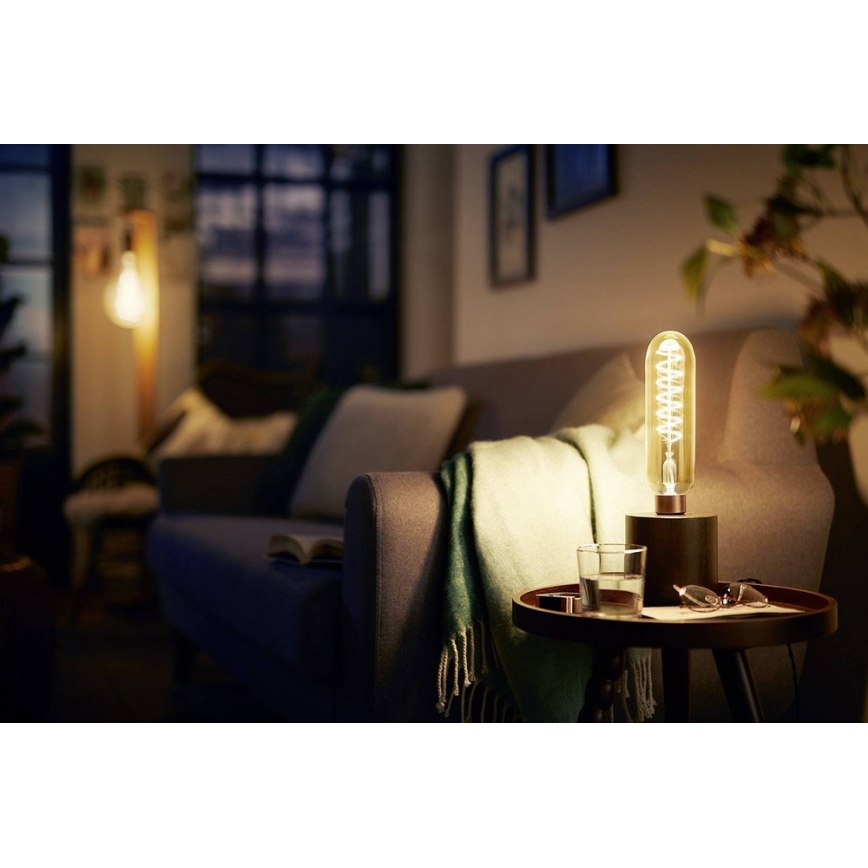 LED Stmívatelná žárovka VINTAGE Philips T65 E27/6,5W/230V 2000K